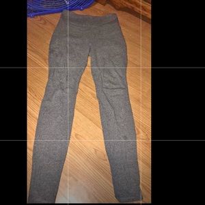 Grey high waisted leggings